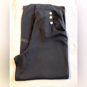 1980’s Compagnie Internationale Express black sailor pants. Size 11/12.